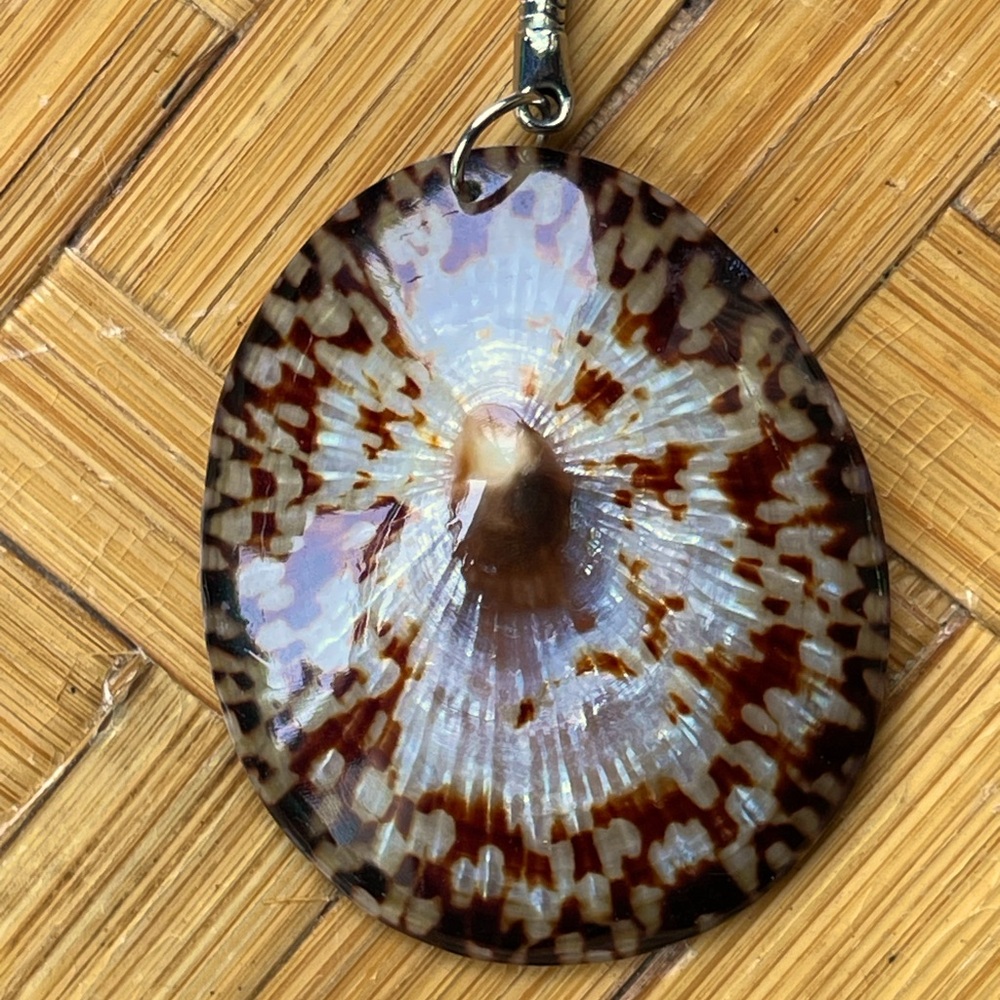 Beautiful shell purse charm/keychain, vintage - Picture 3 of 7